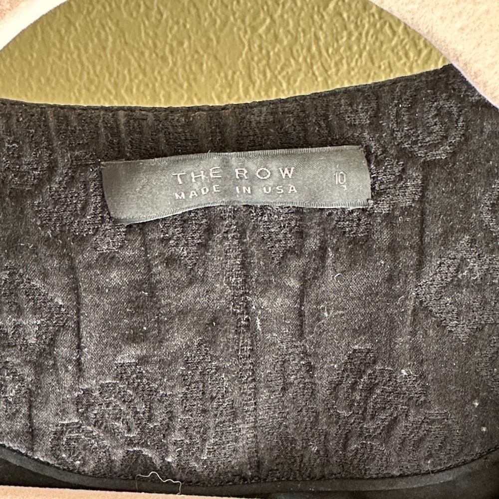 Vintage The Row Black Textured Blazer - Picture 2 of 10